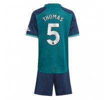 Arsenal Thomas Partey #5 Koszulka Trzecia dzieci 2023-24 Krótki Rękaw (+ krótkie spodenki)